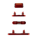 iPhone 13 Hard Button Set (Volume, Power, Mute) - Red