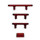 iPhone 12 Hard Button Set (Volume, Power, Mute) - Red