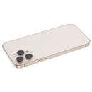 iPhone 13 Pro Max Rear Back Housing Replacement with Small Parts Pre-Installed - Gold
