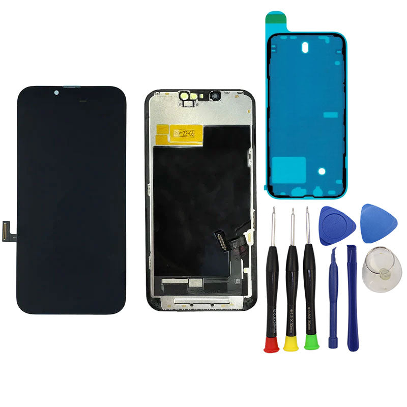iPhone 13 Grade A Incell LCD Glass Screen Replacement Kit + Toolkit