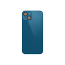 iPhone 13 Blue Battery Cover Glass With Adhesive (Large Camera Hole)