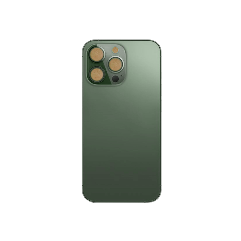 iPhone 13 Pro Alpine Green Battery Cover Glass With Adhesive (Large Camera Hole)