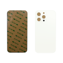 iPhone 13 Pro Silver Battery Cover Glass With Adhesive (Large Camera Hole)