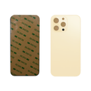 iPhone 13 Pro Max Gold Battery Cover Glass With Adhesive (Large Camera Hole)