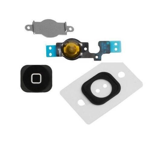 iPhone 5C Black Home Button Assembly 4 pcs set