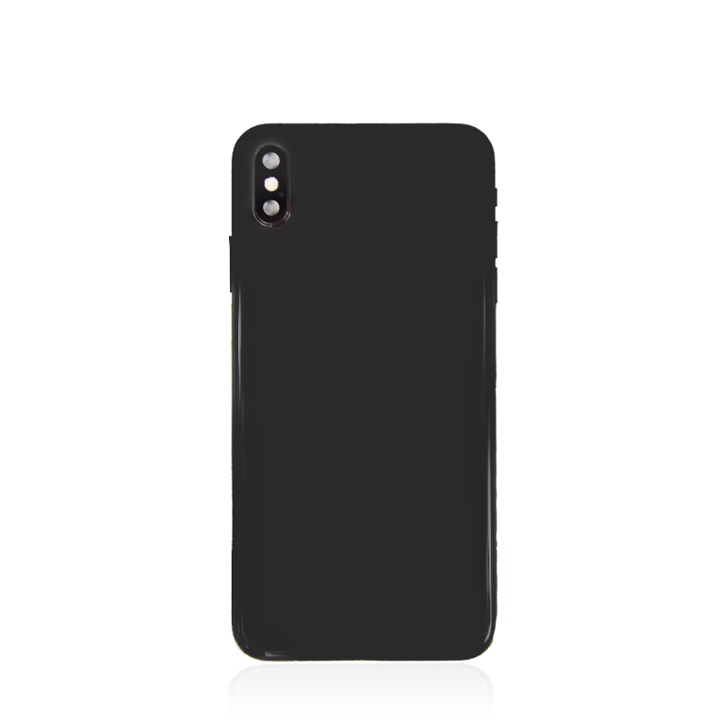 iPhone XS MAX Space Grey Rear Back Housing Assembly w/ Pre-Installed Small Parts
