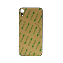 iPhone XR Red Battery Cover Glass With Adhesive (Large Camera Hole)