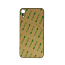 iPhone XR Blue Battery Cover Glass With Adhesive (Large Camera Hole)