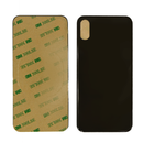 iPhone XS Black (Space Grey) Battery Cover Glass With Adhesive (Large Camera Hole)