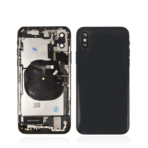 iPhone XS Rear Back Housing Midframe Assembly w/ Pre-Installed Small Parts (Space Grey)