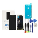 iPhone XS MAX Black Grade A Glass Screen Replacement Repair Kit + Basic Toolkit