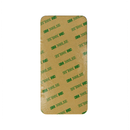 iPhone XS Silver Battery Cover Glass With Adhesive (Large Camera Hole)