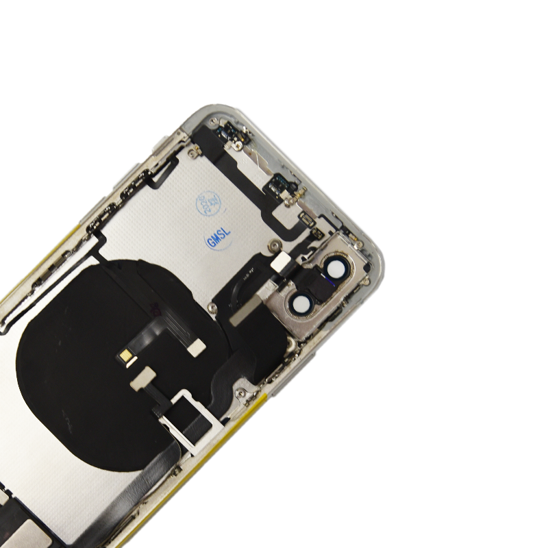 iPhone XS Rear Back Housing Midframe Assembly w/ Pre-Installed Small Parts (Silver)