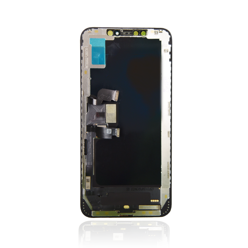 iPhone XS MAX Black Premium Soft OLED Glass Screen Replacement Repair Kit + Premium Toolkit