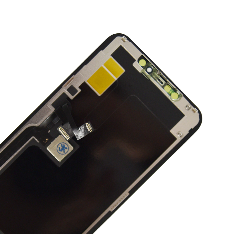 iPhone 11 Pro Max Black Premium Soft OLED Glass Screen Replacement Repair Kit + Premium Toolkit