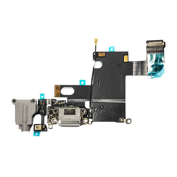 iPhone 6 Charging Dock and Headphone Jack Flex Cable - Dark Grey