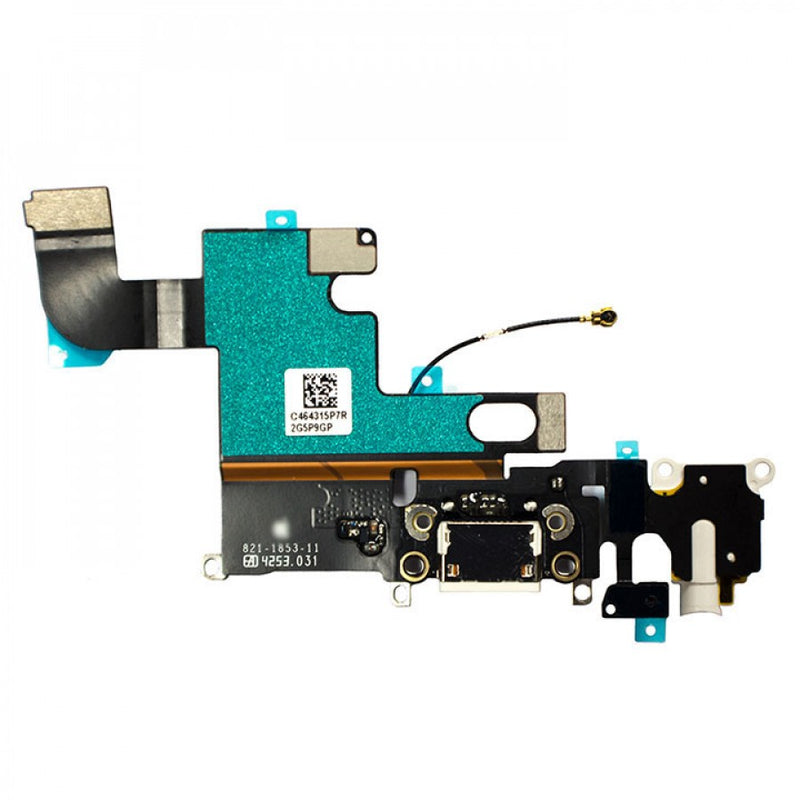 iPhone 6 Charging Dock and Headphone Jack Flex Cable - White