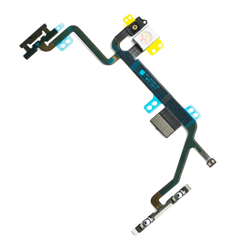 iPhone 8 Power/Volume Button Flex Cable with Metal Bracket Assembly