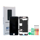 iPhone 8 Black Premium Glass Screen Replacement Repair Kit + Small Parts + Premium Tools