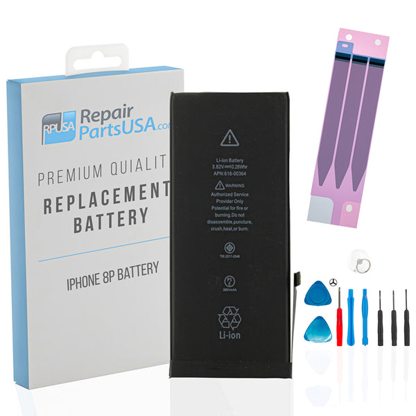 iPhone 8 Plus Premium Battery Replacement Kit + Adhesive + Tools