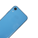 iPhone XR Blue Rear Back Housing Midframe Assembly w/ Pre-Installed Small Parts