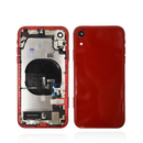 iPhone XR Red Rear Back Housing Midframe Assembly w/ Pre-Installed Small Parts