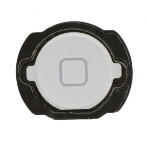 iPod Touch 4 White Home Button w/ Rubber Gasget