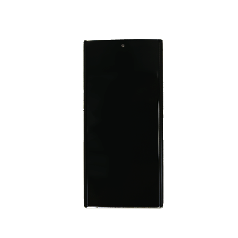Samsung Galaxy Note 10 Plus Glass Screen LCD Assembly Replacement with Frame - Aura Glow/Silver