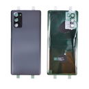 Samsung Galaxy Note 20 5G Glass Back Cover with Camera Lens Cover and Adhesive(Mystic Gray)