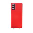 Samsung Galaxy Note 20 5G Glass Back Cover with Camera Lens Cover and Adhesive(Mystic Red)
