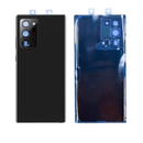 Samsung Galaxy Note 20 Ultra 5G Glass Back Cover with Camera Lens Cover and Adhesive(Mystic Black)