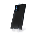 Samsung Galaxy Note 20 Ultra 5G Glass Back Cover with Camera Lens Cover and Adhesive(Mystic Black)