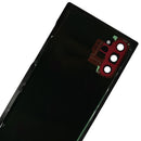 Samsung Galaxy Note 10 Glass Back Cover with Camera Lens Cover and Adhesive(Aura Red)