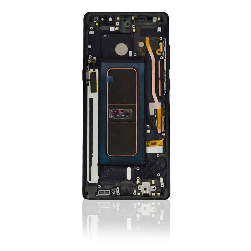 Samsung Galaxy Note 8 Glass Screen LCD Assembly Replacement with Frame - Midnight Black