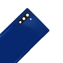 Samsung Galaxy Note 10 Glass Back Cover with Camera Lens Cover and Adhesive(Blue)