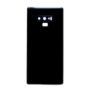 Samsung Galaxy Note 9 Glass Back Cover with Camera Lens Cover and Adhesive(Black)