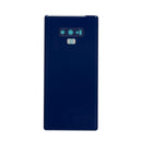 Samsung Galaxy Note 9 Glass Back Cover with Camera Lens Cover and Adhesive(Blue)