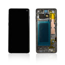 Samsung Galaxy S10 Glass Screen LCD Assembly Replacement with Front Housing (Prism Black)