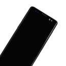 Samsung Galaxy S8 Glass Screen Display Assembly Replacement with Front Housing (Midnight Black)