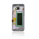 Samsung Galaxy S8 Glass Screen Display Assembly Replacement with Front Housing (Orchid Gray)