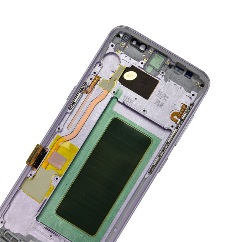 Samsung Galaxy S8 Glass Screen OLED Assembly Replacement with Front Housing (Orchid Gray)