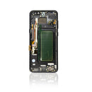 Samsung Galaxy S8 Plus Premium Glass Screen LCD Assembly Replacement with Front Housing (Midnight Black)