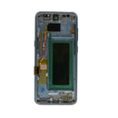 Samsung Galaxy S8 Glass Screen Display Assembly Replacement with Front Housing (Coral Blue)