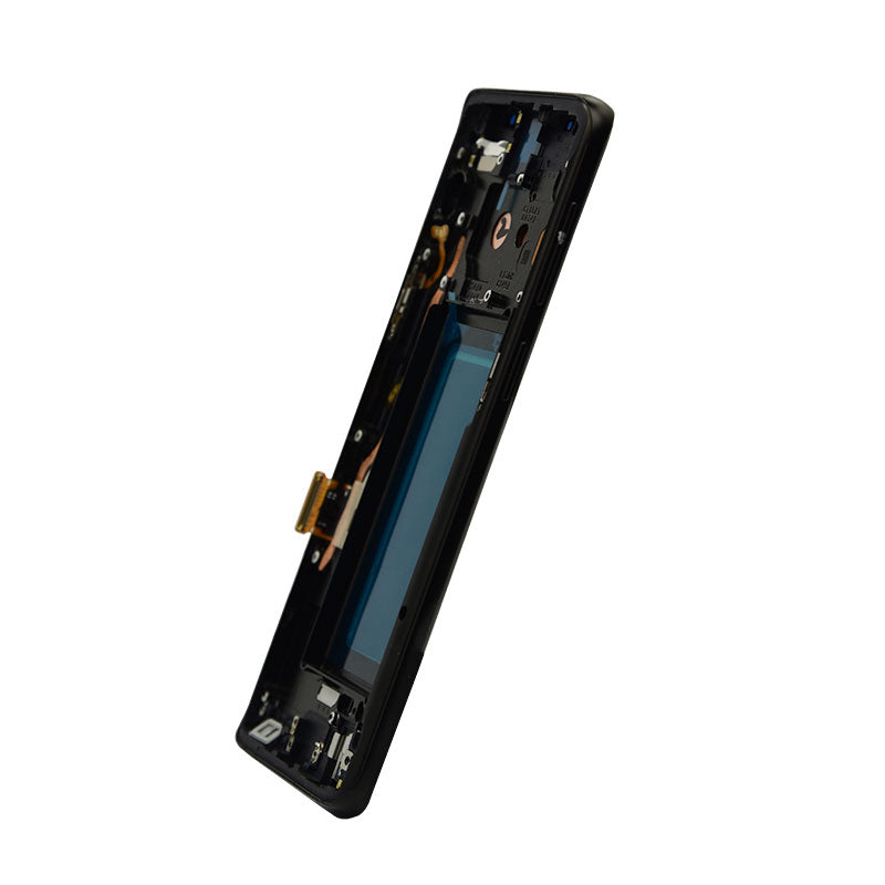 Samsung Galaxy S9 Glass Screen LCD Assembly Replacement with Front Housing (Midnight Black)