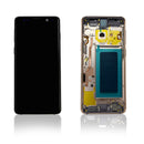 Samsung Galaxy S9 Glass Screen LCD Assembly Replacement with Front Housing (Sunrise Gold)