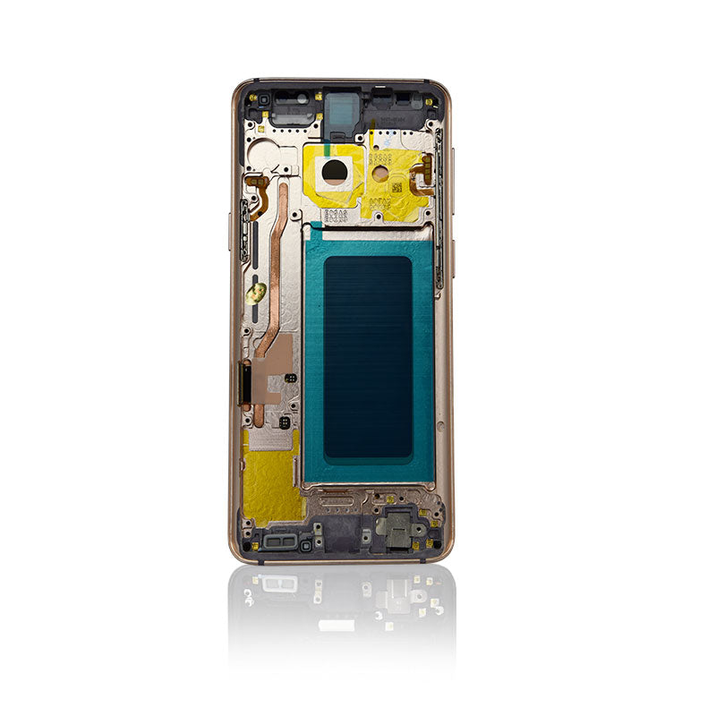 Samsung Galaxy S9 Glass Screen LCD Assembly Replacement with Front Housing (Sunrise Gold)