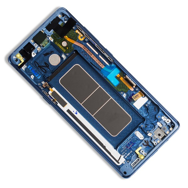 Samsung Galaxy Note 8 Glass Screen LCD Assembly Replacement with Frame - Blue